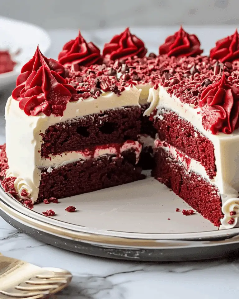 Red Velvet Cookie Cake