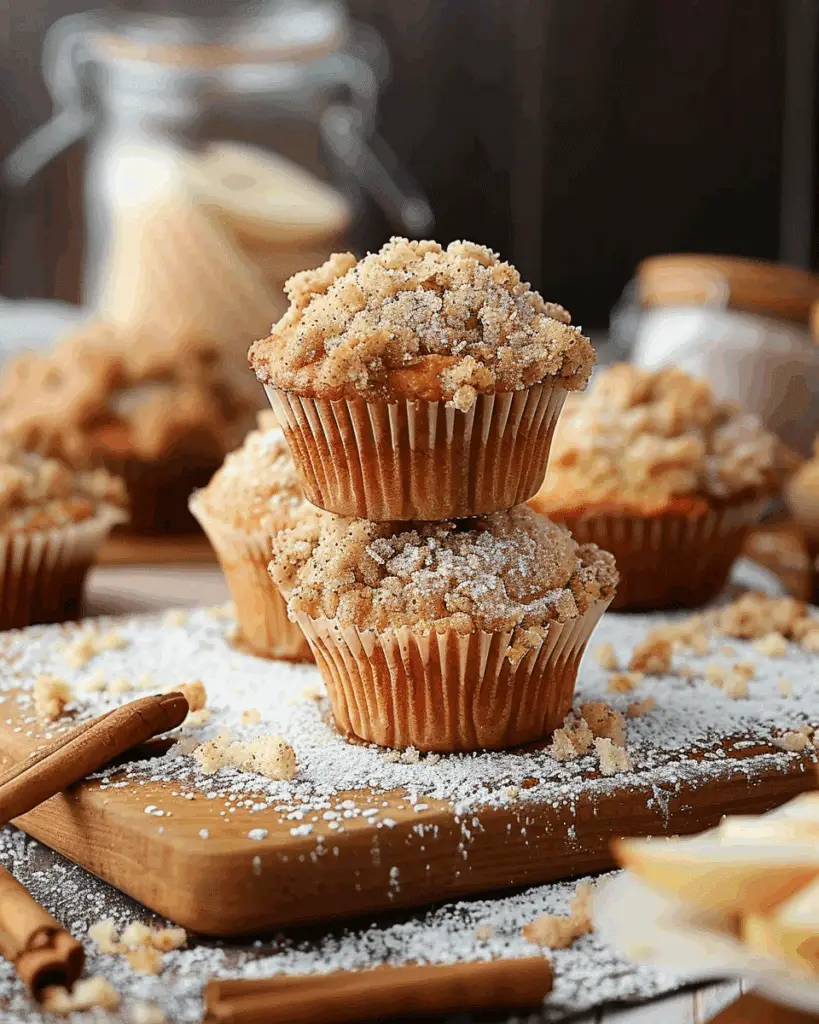 Apple Cinnamon Crumb Muffins