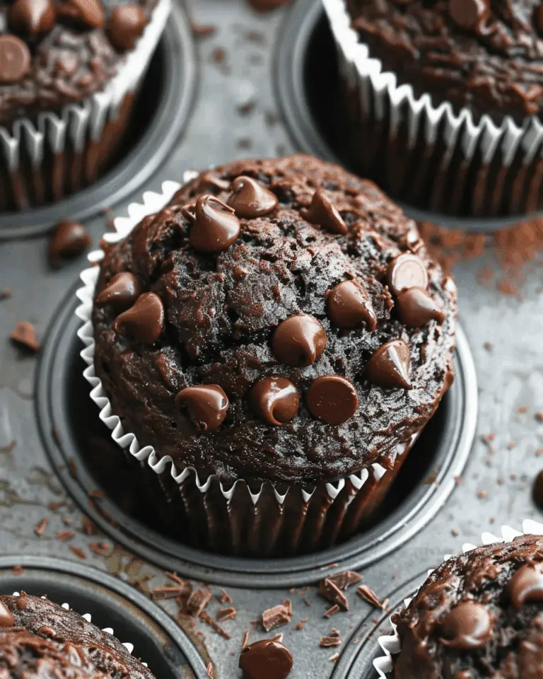 Gluten Free Chocolate Zucchini Muffins