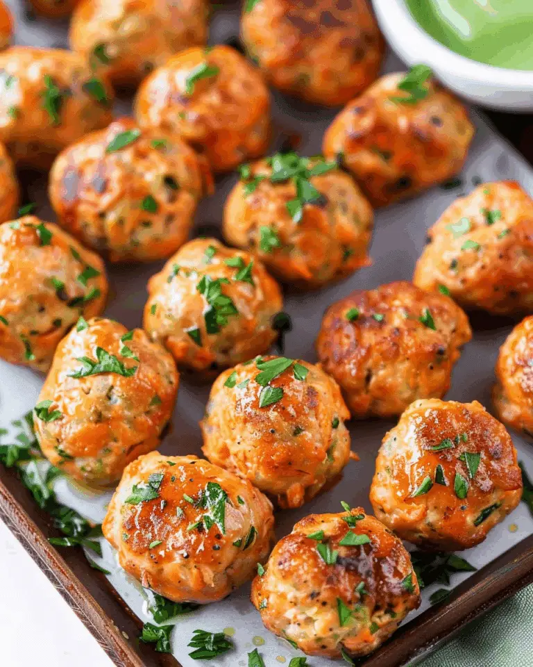 Baked Salmon Meatballs