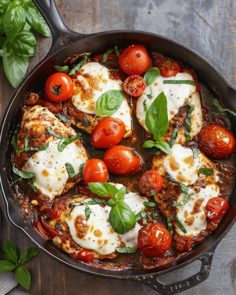 Chicken Caprese Skillet