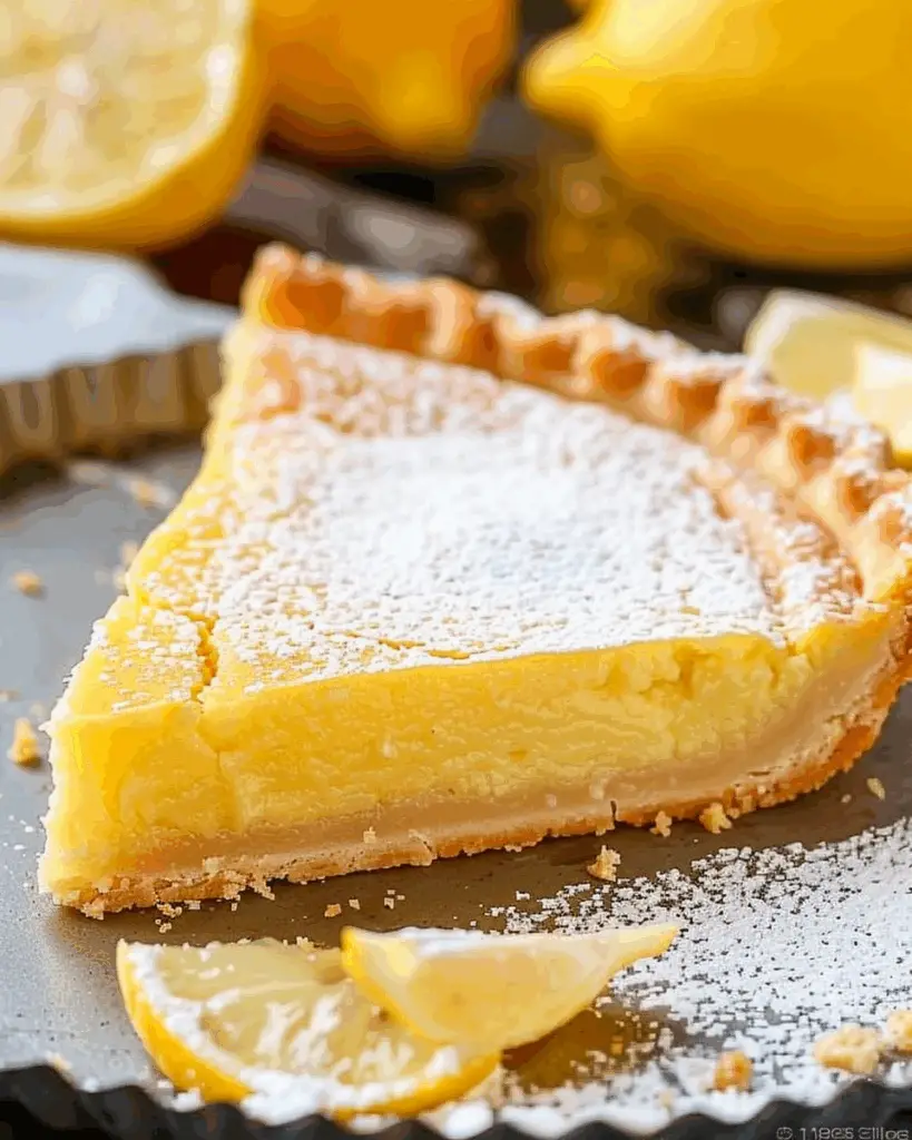 Simple Homemade Lemon Tart