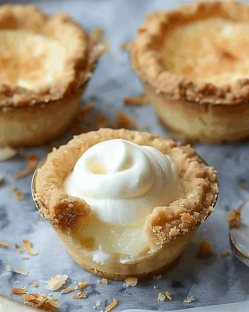 Coconut Cream Pie Cookie Cup