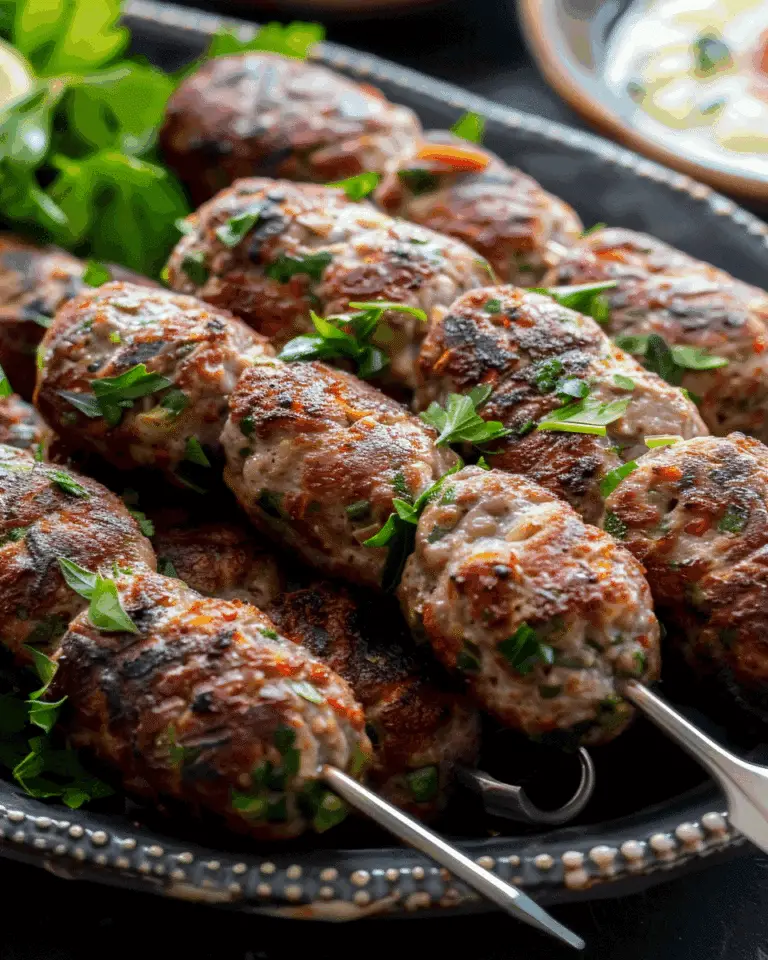 Middle Eastern Kofta Kebabs