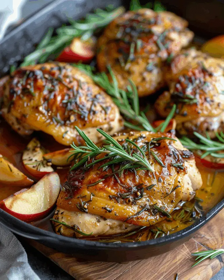 Rosemary Apple Cider Chicken Recipe