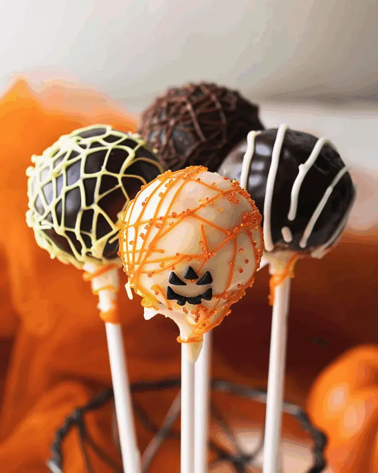 Halloween Donut Hole Pops