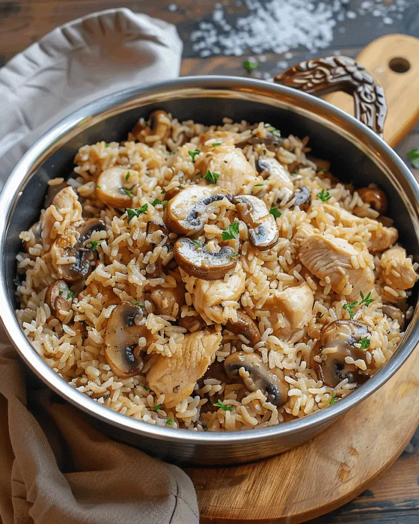 Chicken & Mushroom Rice