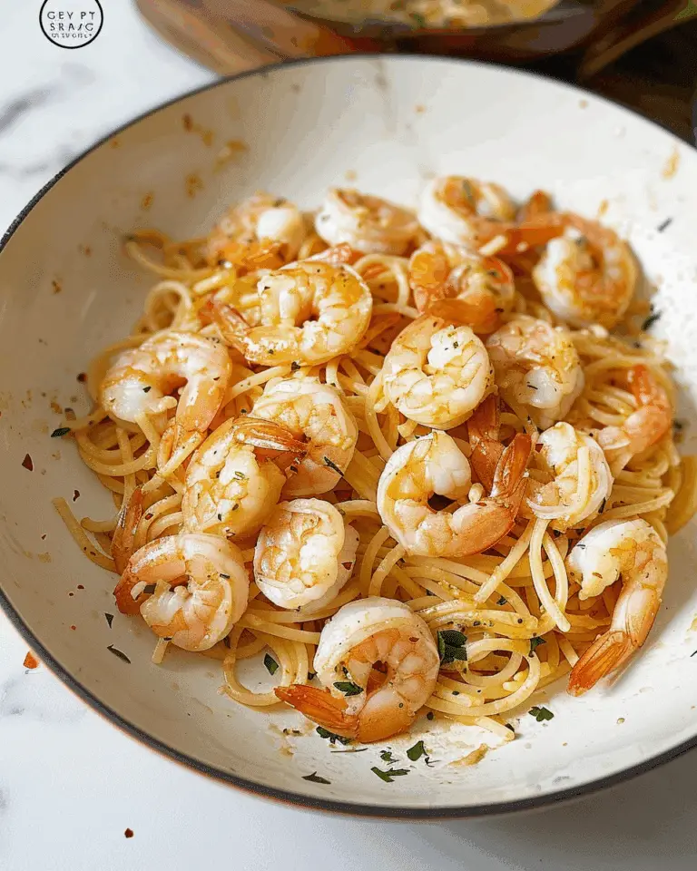 Garlic Butter Shrimp Scampi Pasta