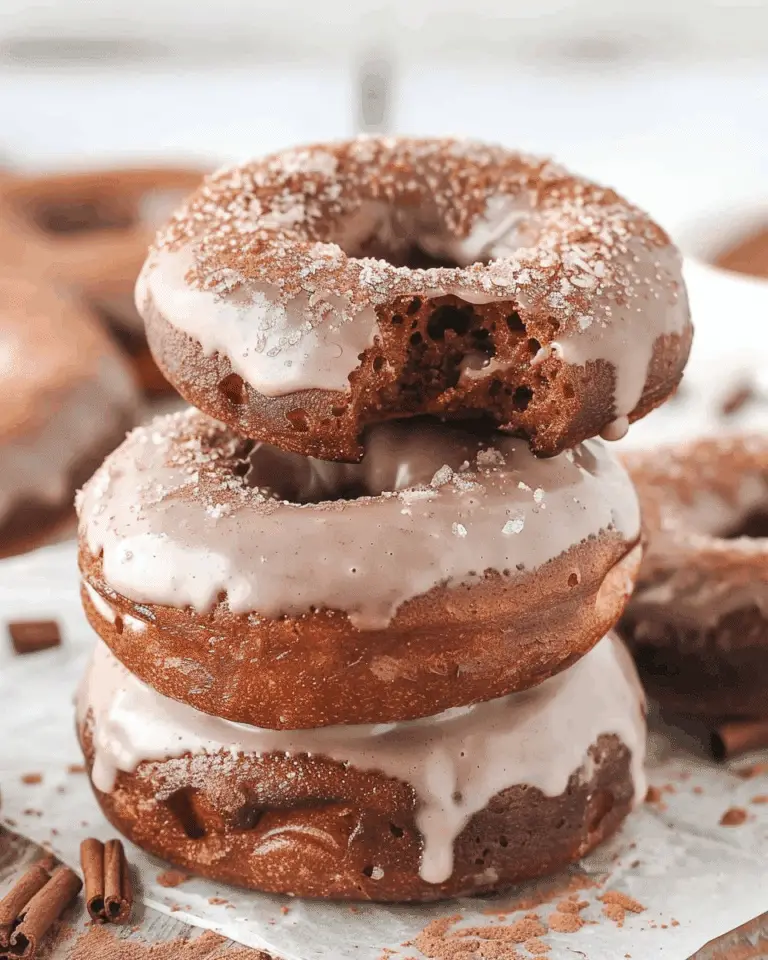 Chocolate Cinnamon Doughnuts