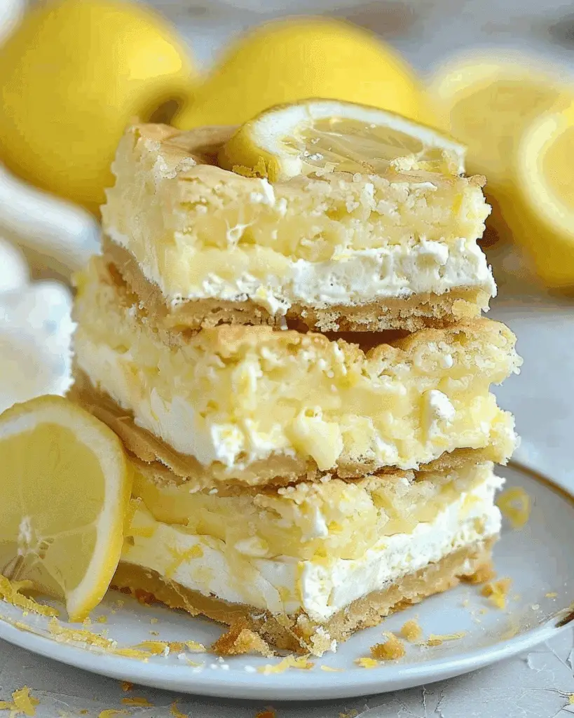 Easy Lemon Cream Cheese Bars