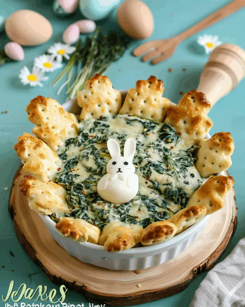 Easter Bunny Spinach Dip