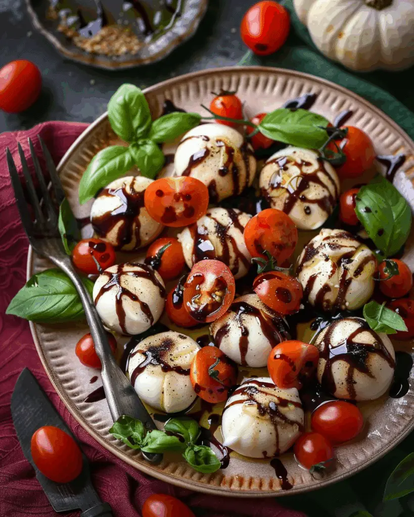 Halloween Caprese Salad