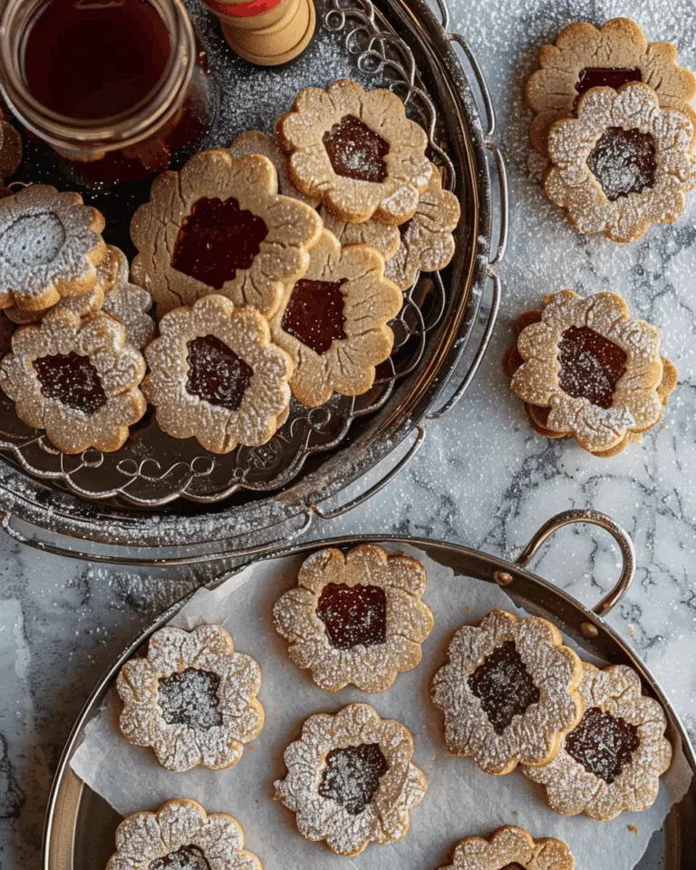 Dulce de Leche Linzer Cookies