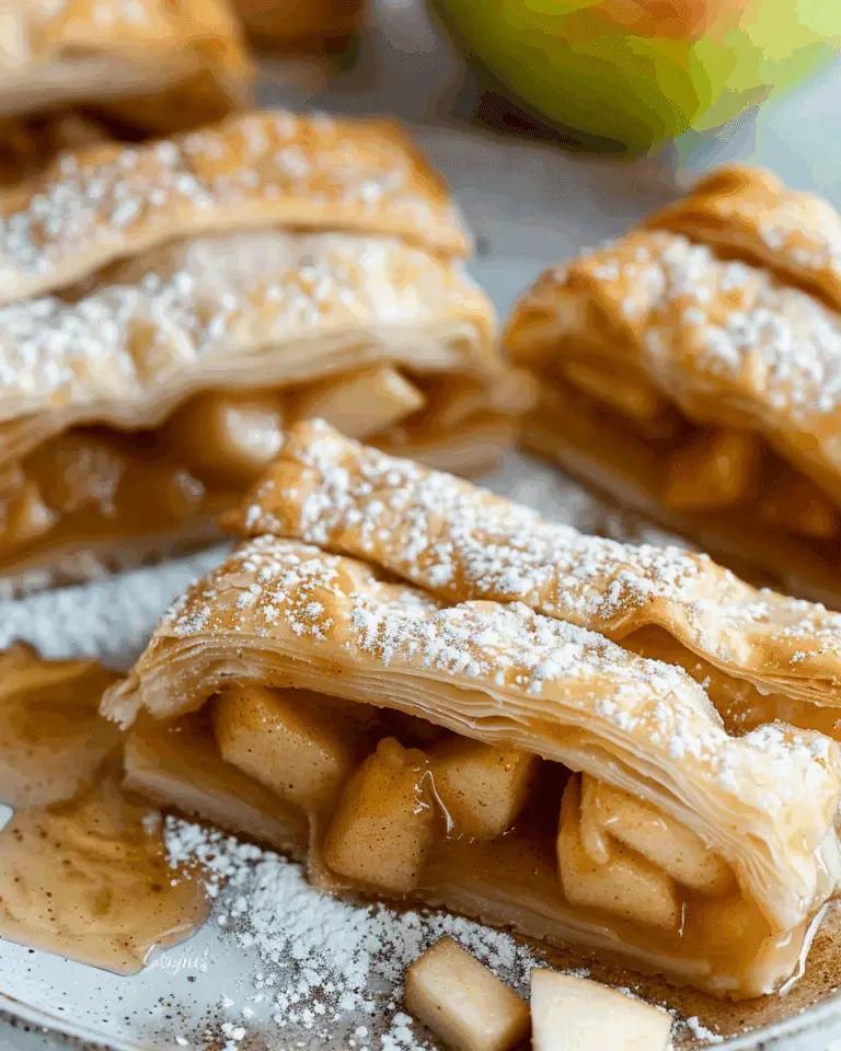 Puff Pastry Apple Strudel