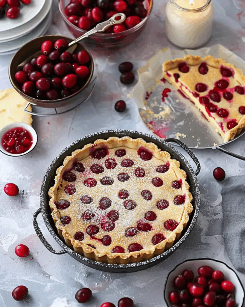 This Cranberry Frangipane Tart