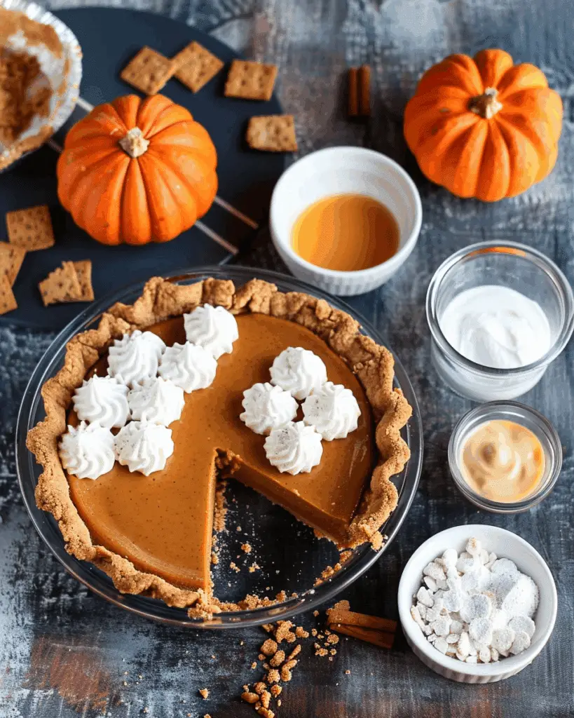 Pumpkin Pie with Graham Cracker Crust