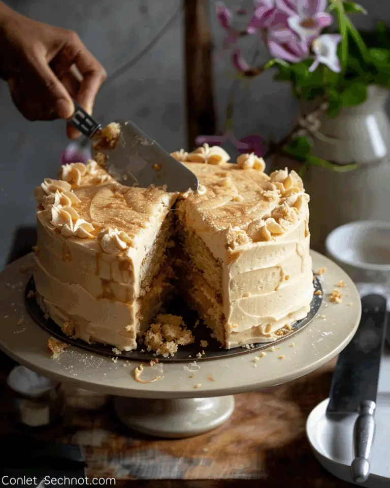 Caramelised White Chocolate Cake