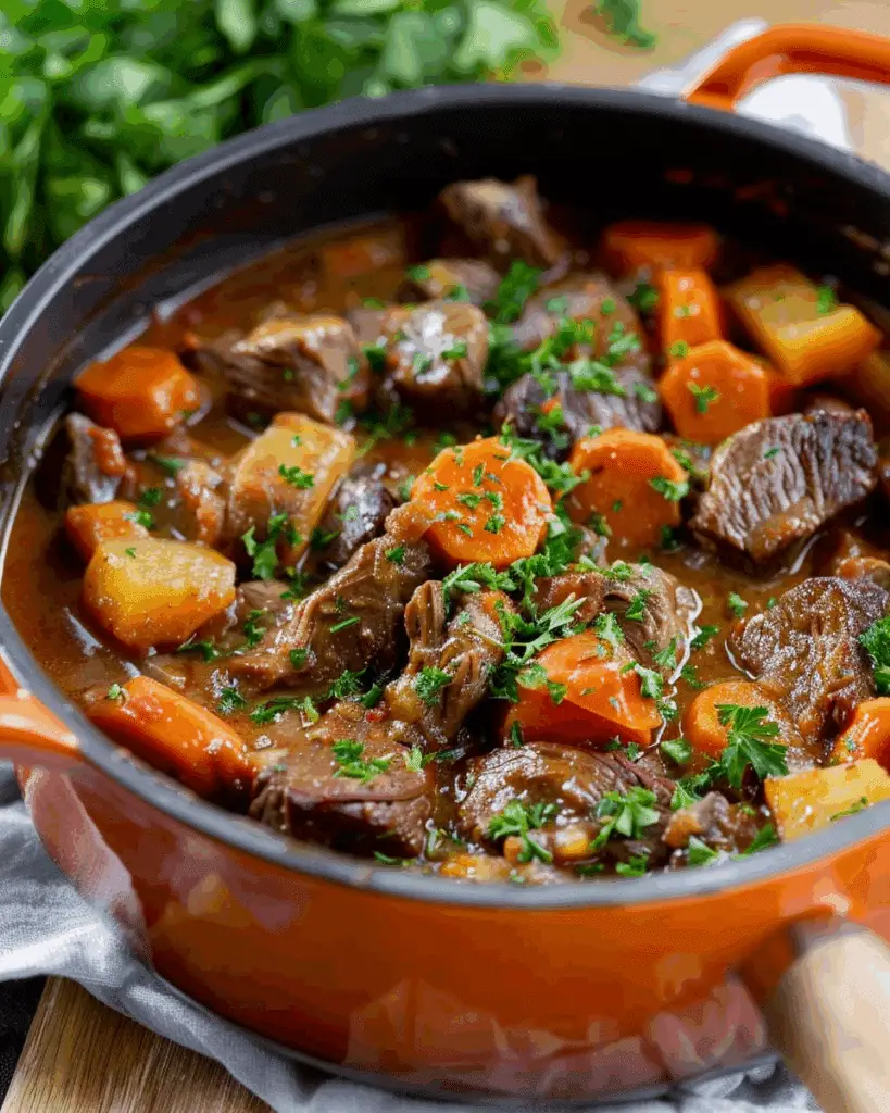 Hearty Dutch Oven Beef Stew