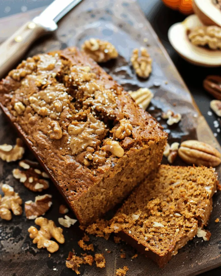 Pumpkin Walnut Spiced Loaf