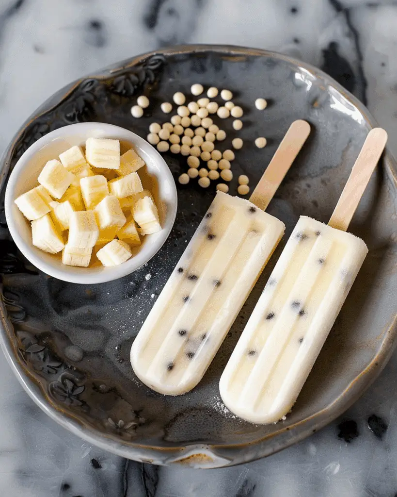 Frozen Banana Ghost Pops