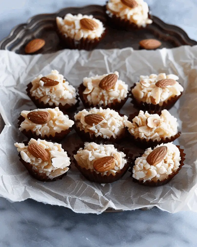 Homemade Almond Joys