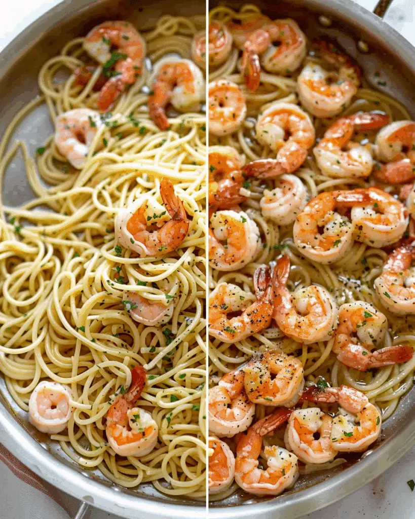 Garlic Shrimp Spaghetti