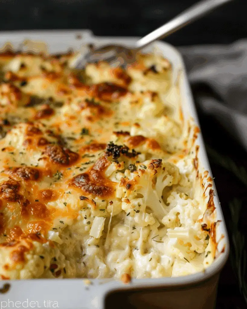 Truffle and Brie Cauliflower Cheese