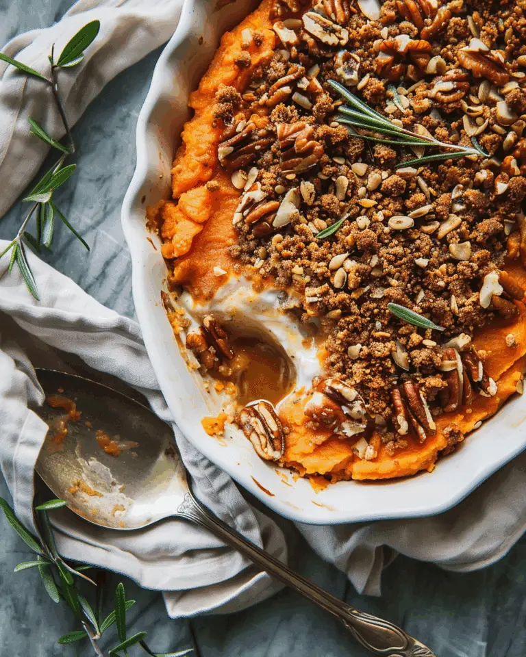 Vegan Sweet Potato Casserole with Apples