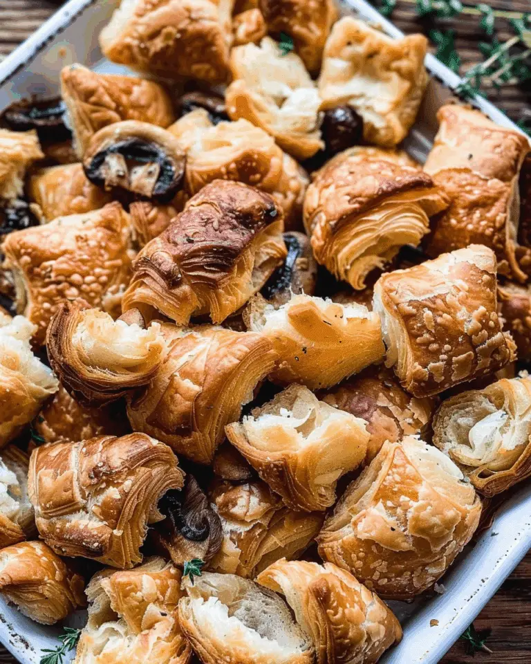 Herby Mushroom Croissant Stuffing