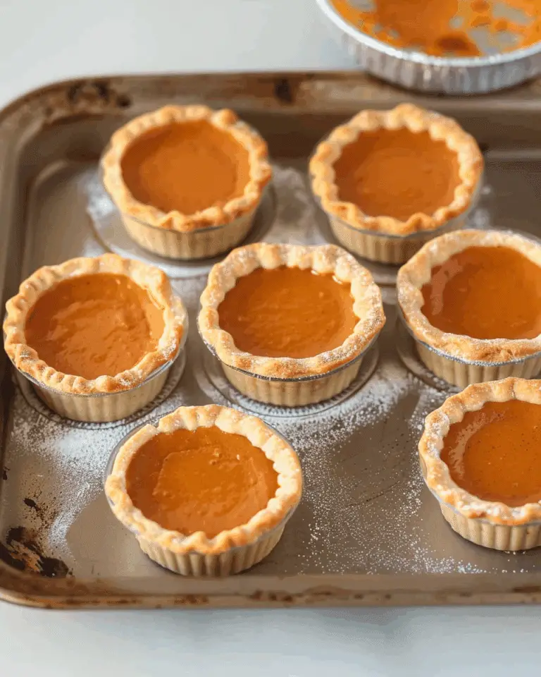 Mini Pumpkin Pies
