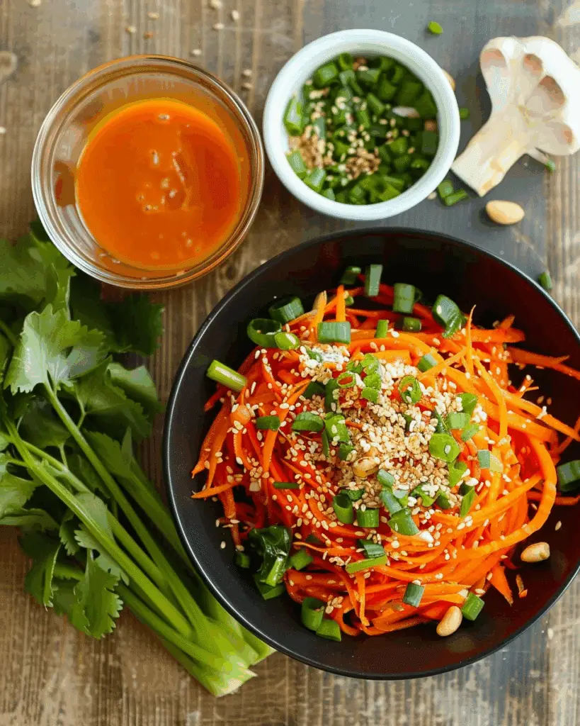 Spicy Korean Carrot Salad