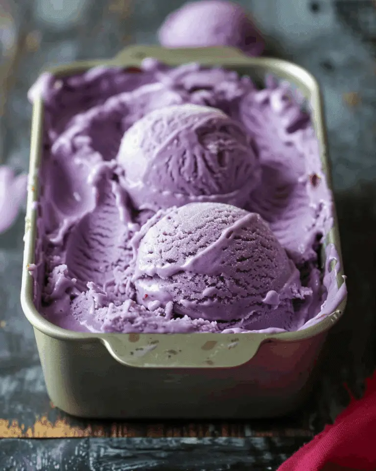 Ube Macapuno Ice Cream