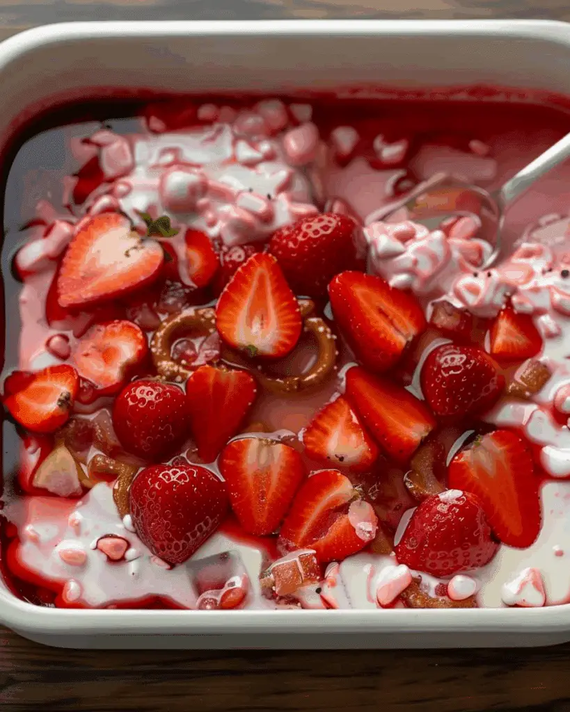Strawberry Pretzel Salad