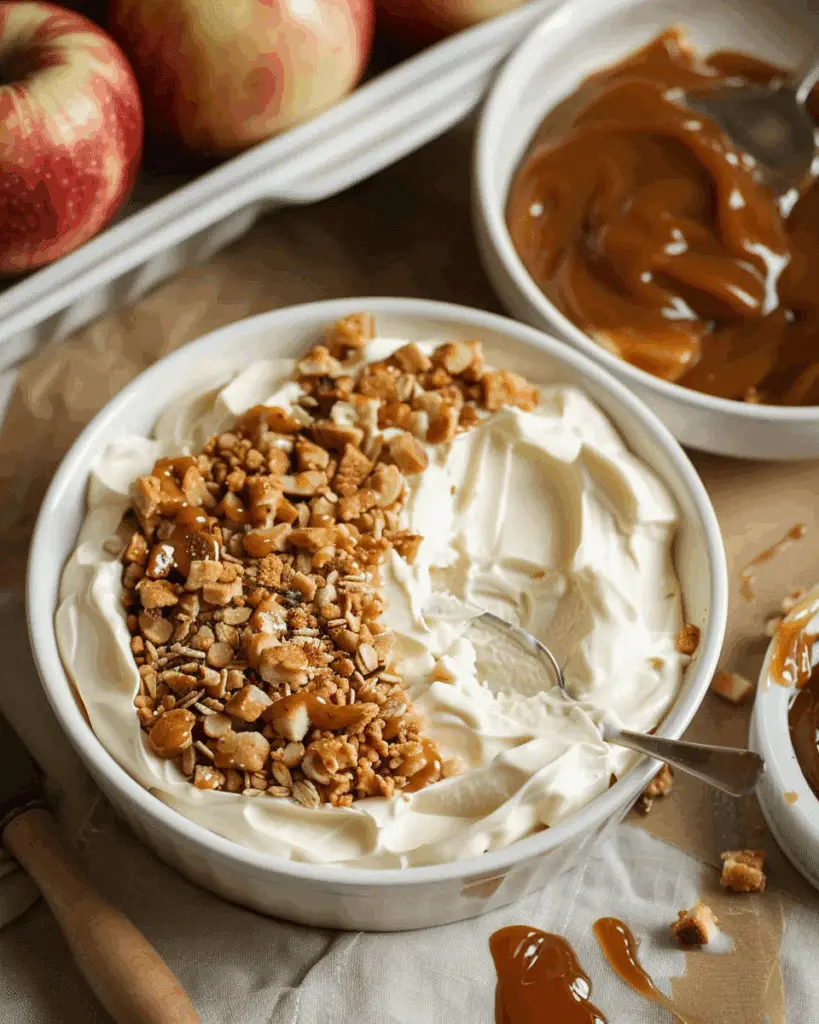 Cream Cheese Caramel Apple Dip