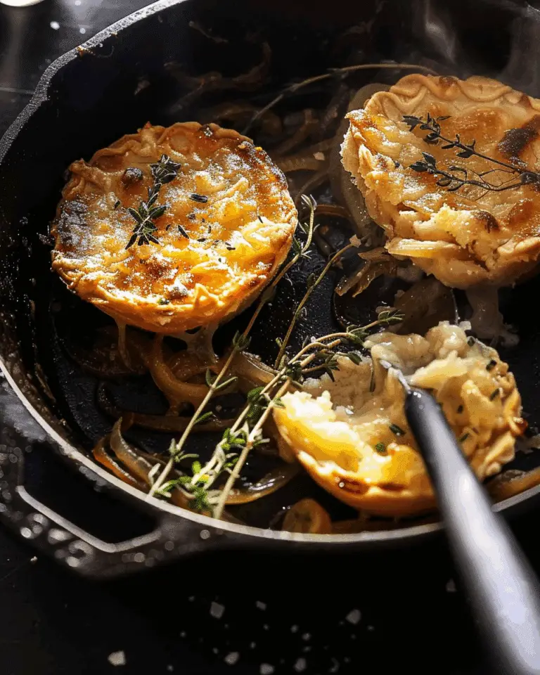 French Onion Soup Mini Pies
