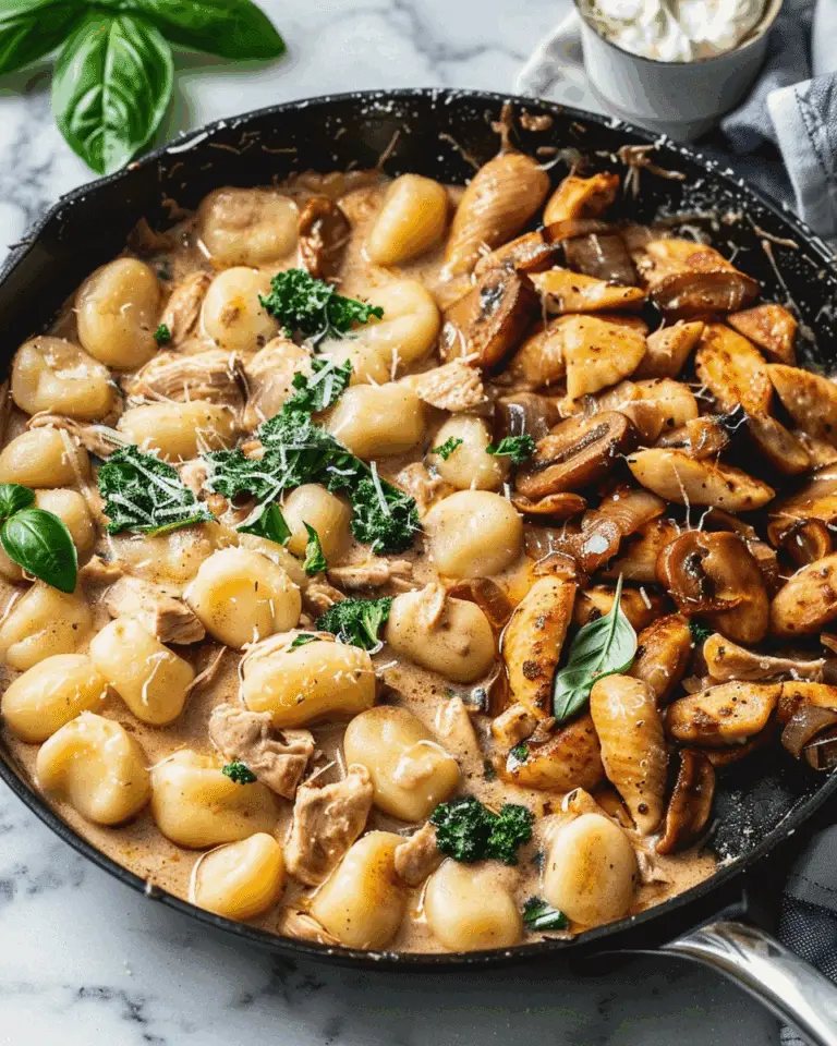 Chicken Marsala Gnocchi