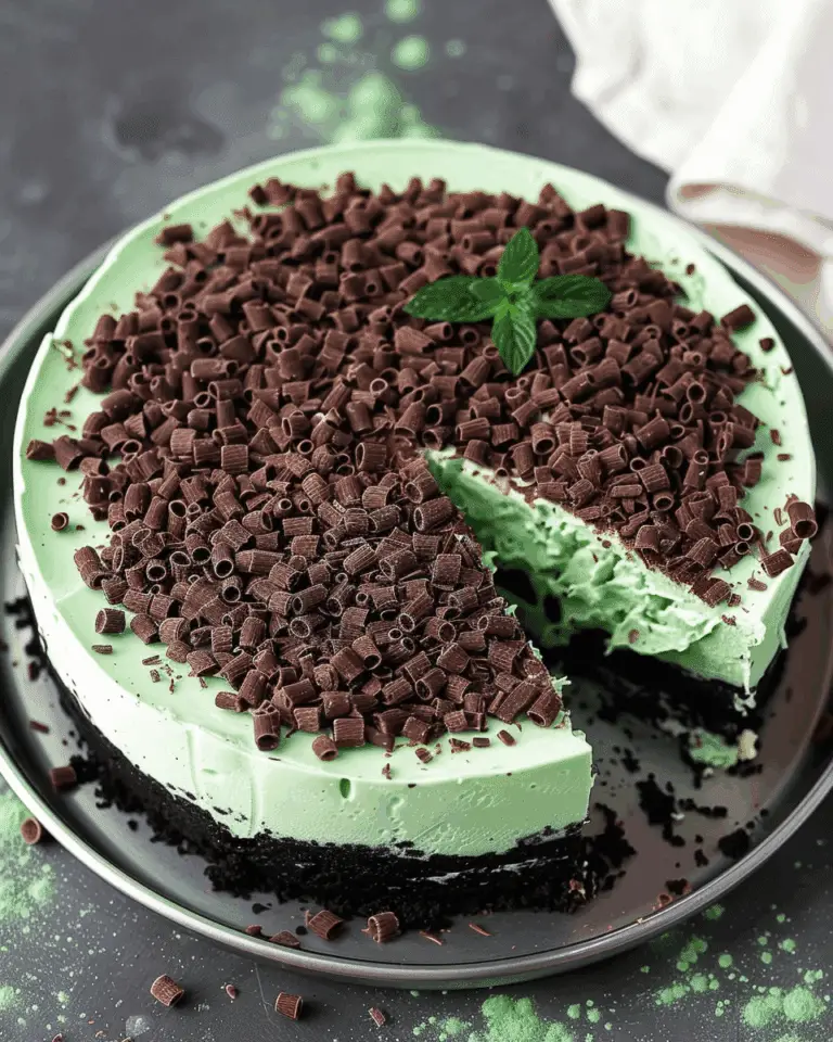 Chocolate Mint Cheesecake