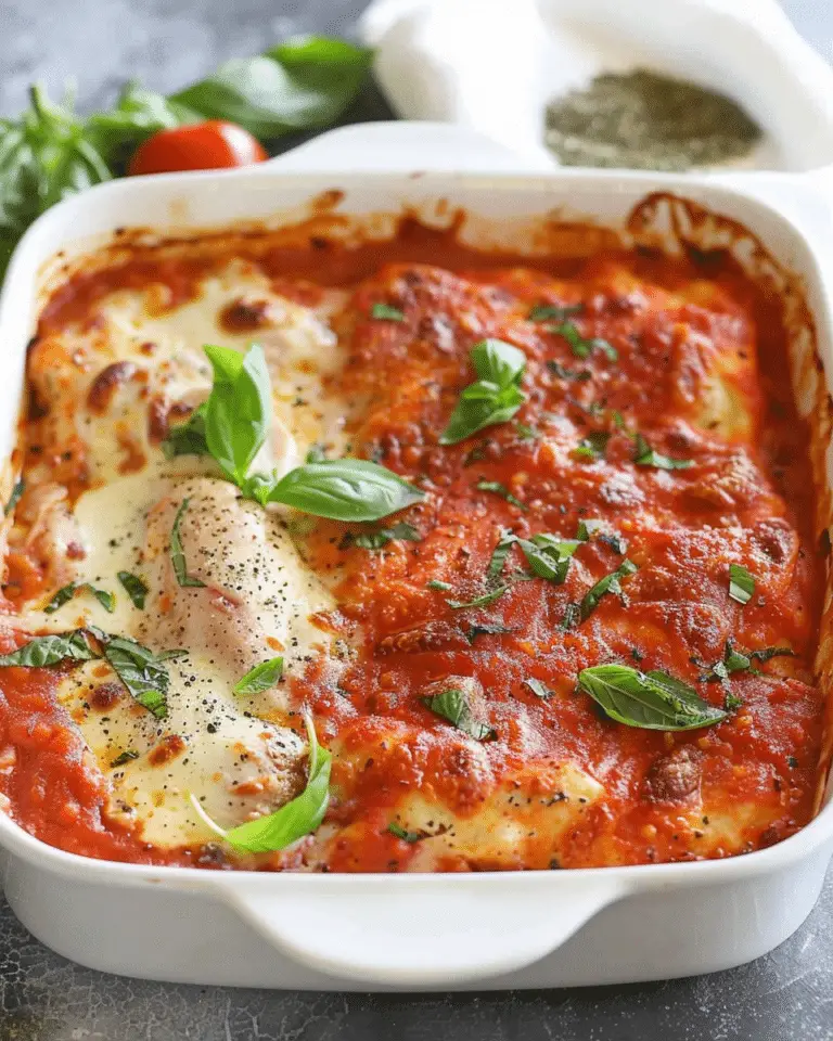 Chicken Mozzarella Bake