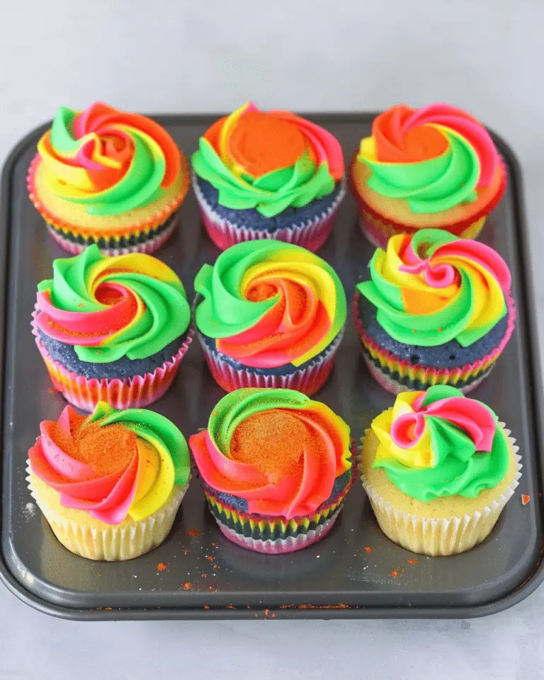 Rainbow Cupcakes