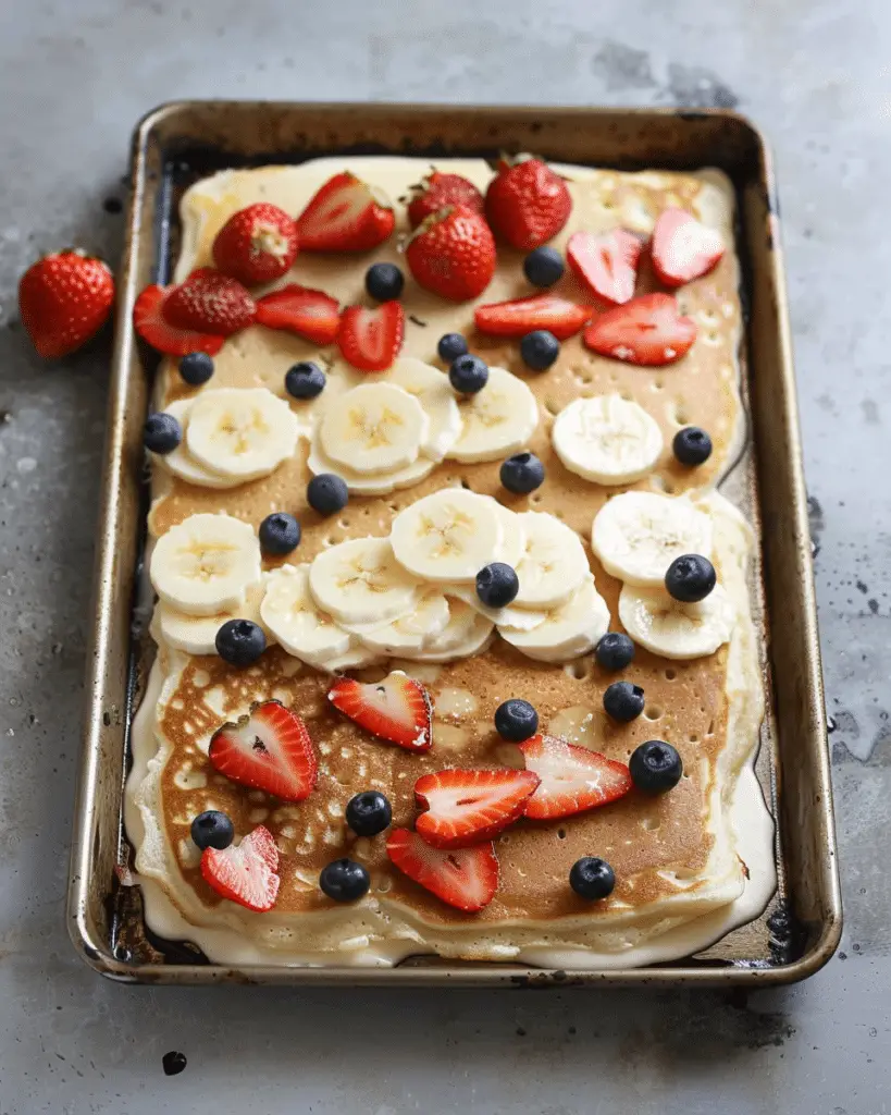 Sheet Pan Pancakes recepe