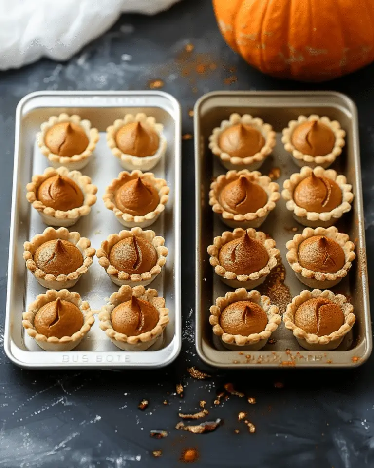 Mini Pumpkin Pies recepe