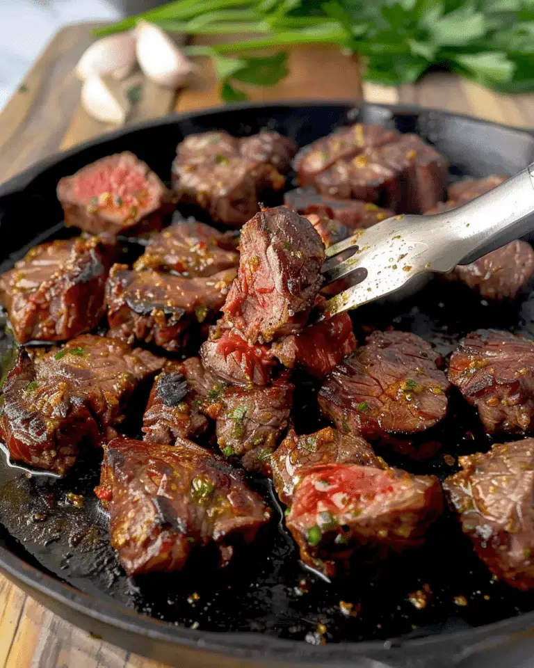 Creamy Garlic Butter Steak Bites
