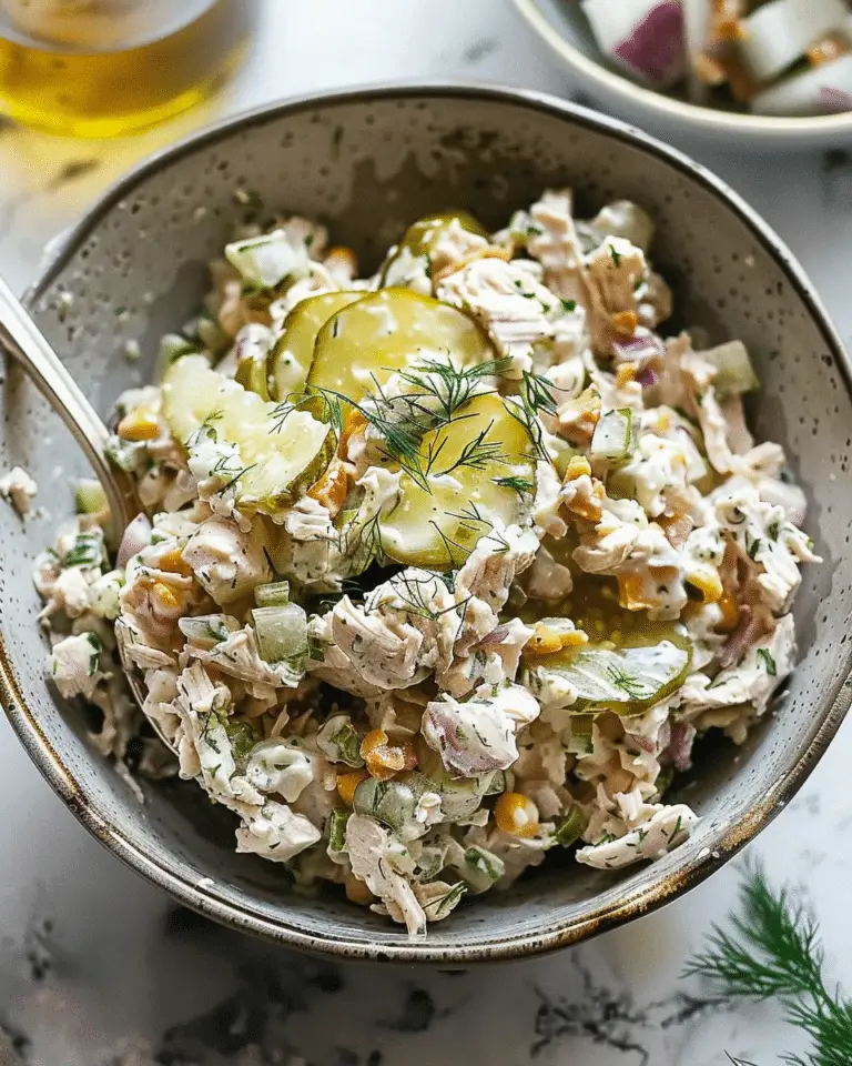 Dill Pickle Chicken Salad