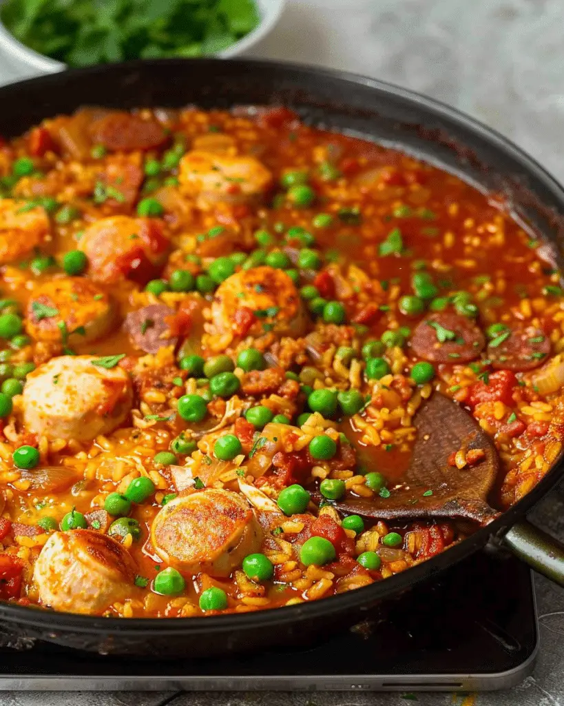 Chicken and Paella