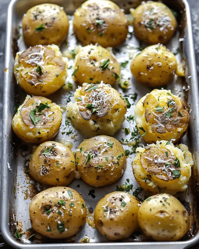 Crispy Smashed Potatoes