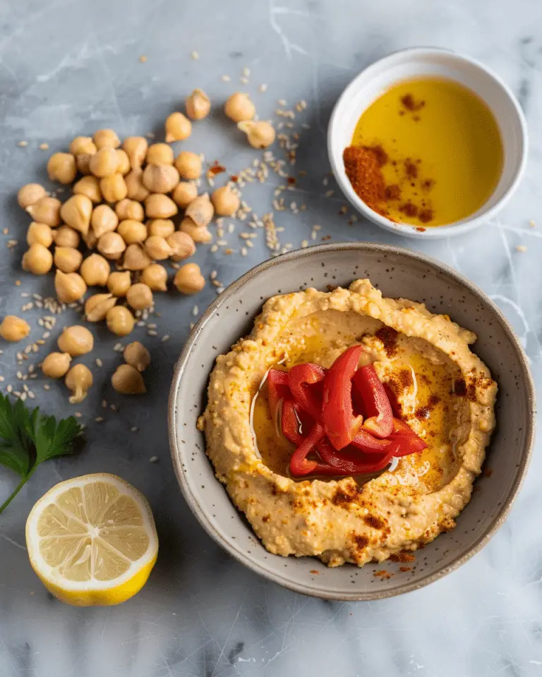 Roasted Red Pepper Hummus