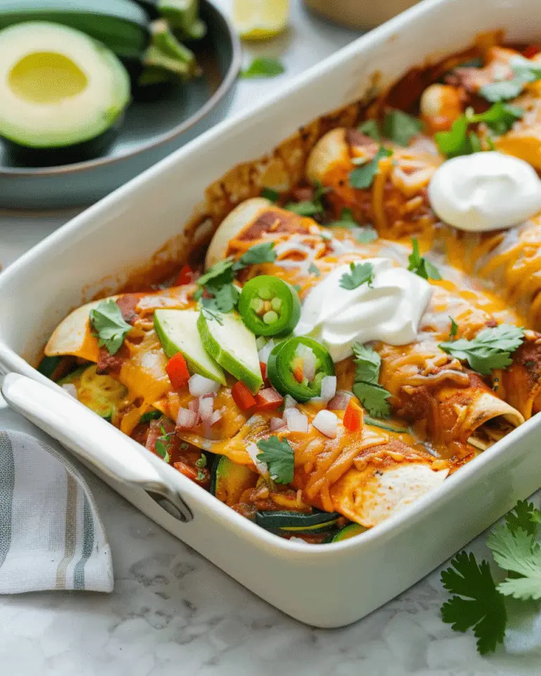 Zucchini Enchiladas