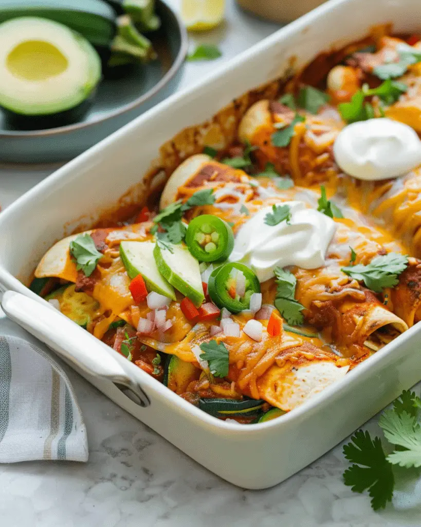 Zucchini Enchiladas