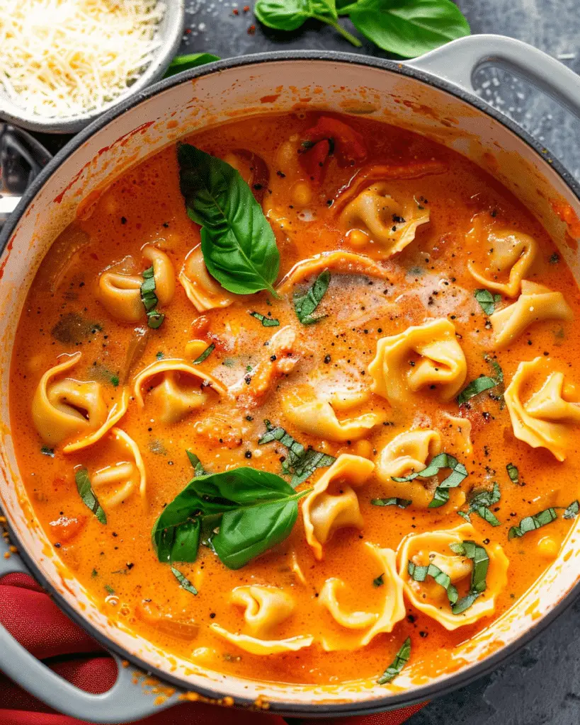 Creamy Tomato Tortellini