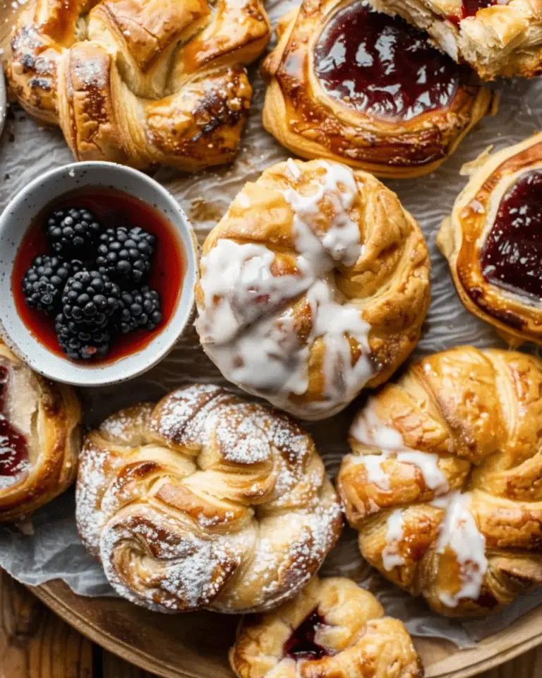 Homemade Breakfast Danish Pastries